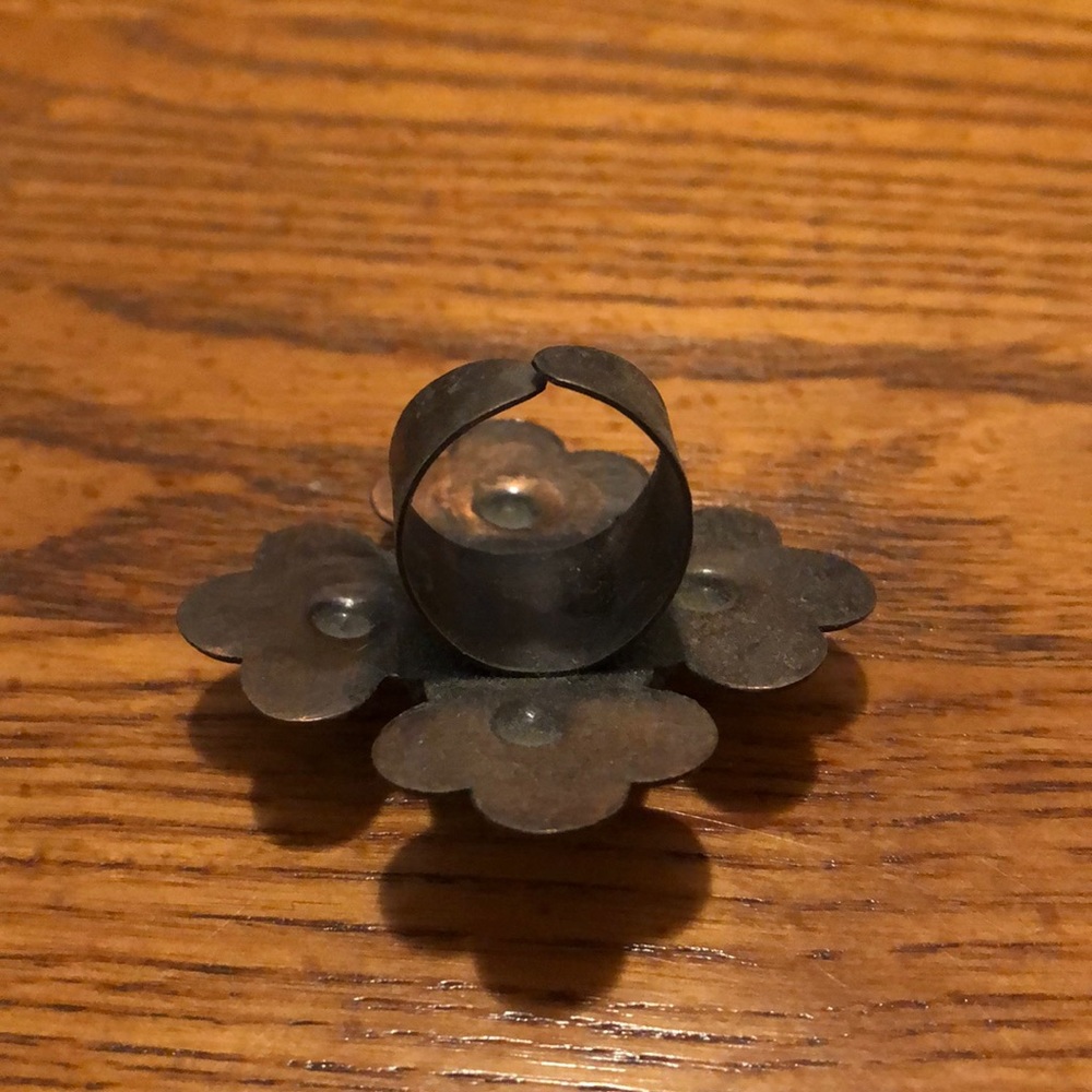 Copper Cross Ring - Picture 2 of 2